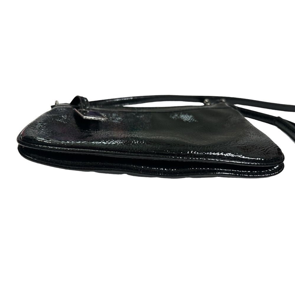 Nine‎ West Small Black Shiny Quilted Crossbody Bag NEW - Picture 4 of 10